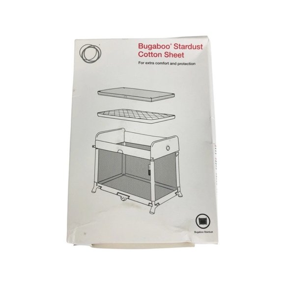 Bugaboo Bedding New Bugaboo Stardust Cotton Sheet Mineral White Poshmark